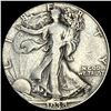1938-D Walking Liberty Half Dollar LIGHTLY CIRCULATED