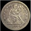 Image 1 : 1856 Seated Liberty Quarter LIGHTLY CIRCULATED