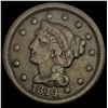 1844 Braided Hair Large Cent LIGHTLY CIRCULATED
