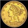 1898 Liberty Head $5 Half Eagle CLOSELY UNCIRCULATED