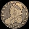 1824 Capped Bust Silver Half Dollar LIGHTLY CIRCULATED