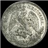 Image 2 : 1908Mo AM Mexico Silver Peso NEARLY UNCIRCULATED