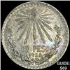 1924-M Mexico Silver Peso NEARLY UNCIRCULATED