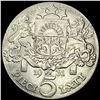 Image 2 : 1931 Latvia Silver 5 Lati CLOSELY UNCIRCULATED
