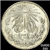 1943-M Mexico Silver 50 Centavos UNCIRCULATED