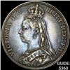 1889 Great Britain Silver Crown NEARLY UNCIRCULATED