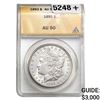 1893 Morgan Silver Dollar ANACS AU50