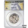 1921-D Walking Liberty Half Dollar ANACS GOOD6