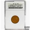 1863 IL-Mendo Token Erlenborn ANACS MS60 BRN
