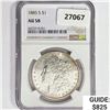 Image 1 : 1885-S Morgan Silver Dollar NGC AU58