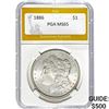 Image 1 : 1886 Morgan Dollar PGA MS65 SILVER