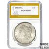 1883-CC Morgan Dollar PGA MS66
