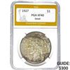 1927 Silver Peace Dollar PGA XF40