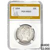 1894-S 50C Barber Half Dollar PGA MS63