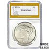 1935 Peace Dollar PGA MS64