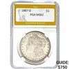 1887-O Morgan Dollar PGA MS62