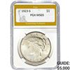 1923-S Peace Dollar PGA MS65