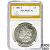 Image 1 : 1881-S Morgan Dollar PGA MS63 PL SILVER