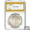 Image 1 : 1885-S Morgan Dollar PGA MS65