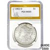1902-O Morgan Dollar PGA MS65 SILVER