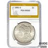1881-S Morgan Dollar PGA MS65