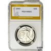 Image 1 : 1943 Silver 50C PGA MS65
