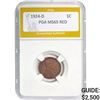 1924-D Lincoln Cent PGA MS65 RED  MS65