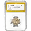 1915-S Buffalo Nickel PGA MS63  MS63