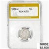Image 1 : 1823/2 Capped Bust Dime PGA AU55