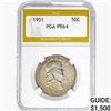 1951 Franklin Half Dollar PGA PR64
