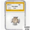 1916-S Barber Dime PGA MS64 Detail