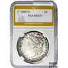 1880-O Morgan Dollar PGA MS63+ Silver