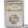 1920-S Standing Liberty 25cPGA AU58