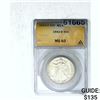 1942-D Walking Liberty Half Dollar ANACS MS63 SILVER