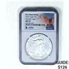 Image 1 : 2021 Silver Eagle NGC MS70