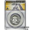 1956 50C Franklin Half Dollar ANACS PF66