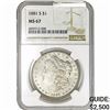 Image 1 : 1881-S Morgan Silver Dollar NGC MS67