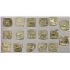 Image 1 : BACTRIA: Apollodotos I, ca. 180-160 BC, LOT of 17 square AR drachms