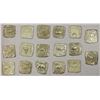 Image 2 : BACTRIA: Apollodotos I, ca. 180-160 BC, LOT of 17 square AR drachms