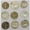 Image 2 : SASANIAN KINGDOM: LOT of 9 silver drachms