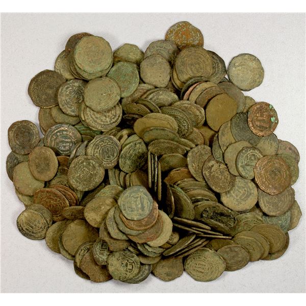 ABBASID: LOT of about 245 copper fulus