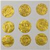 Image 2 : FATIMID: LOT of 9 gold dinars