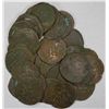 Image 1 : QARAKHANID: Sulayman Tafghaj Khan, fl. before ca. 1179, LOT of 49 AE broad dirhams, NM, ND