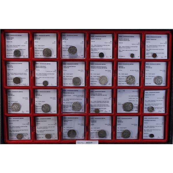 GHAZNAVID: LOT of 27 coins