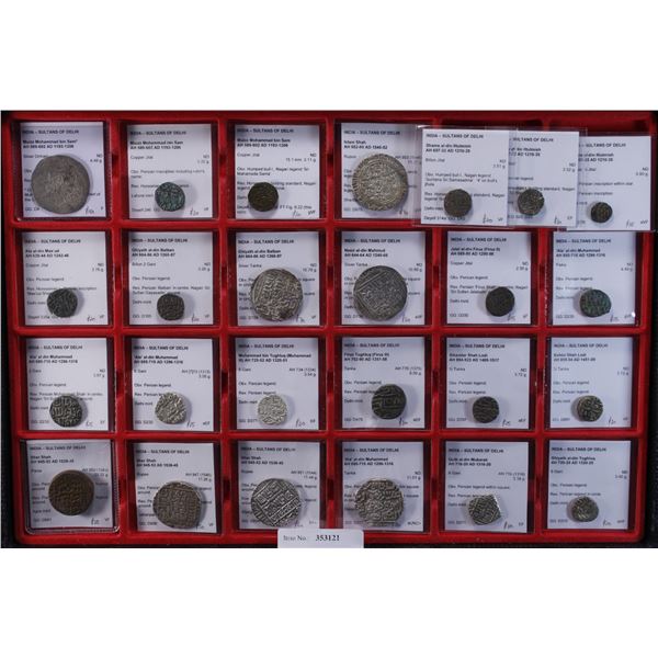DELHI: LOT of 25 coins