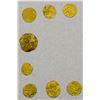 Image 2 : MUGHAL, etc.: LOT of 8 small gold fractions