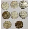 Image 2 : MUGHAL, etc.: LOT of 8 silver rupees