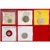Image 1 : INDIAN STATES: LOT of 10 silver coins (rupee unless noted)
