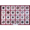 Image 1 : BENGAL PRESIDENCY: LOT of 25 silver coins