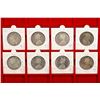 Image 2 : BRITISH INDIA: Victoria, Queen, 1837-1876, LOT of 8 silver rupees